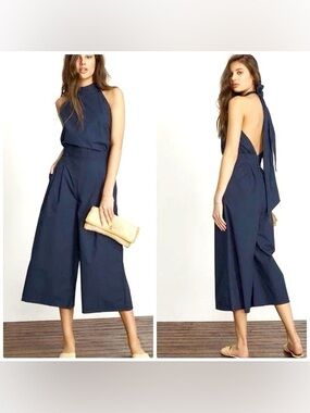 Faithfull The Brand Shore Halter Jumpsuit